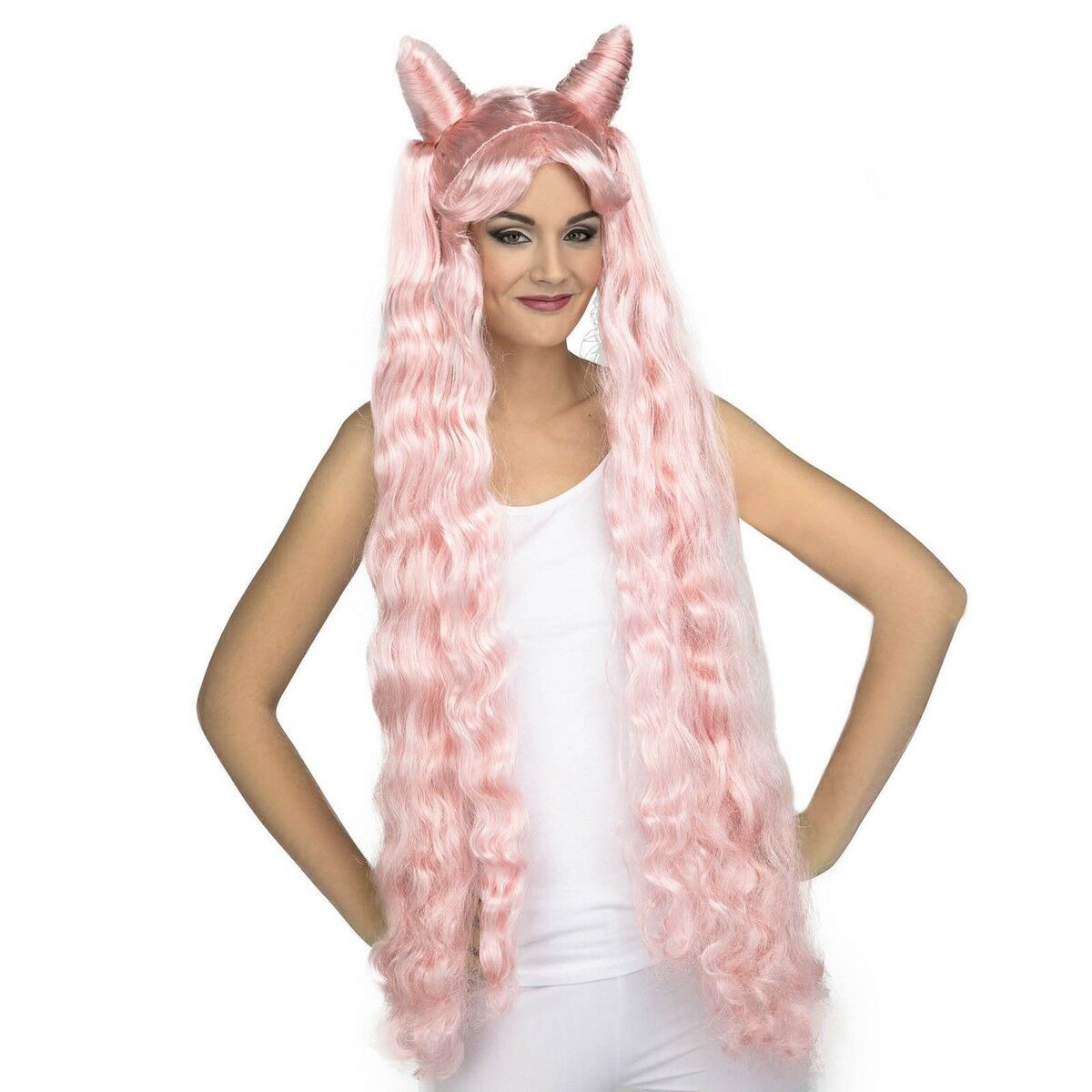 Perücke My Other Me Anime Rosa Lang